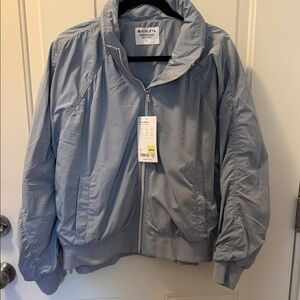 Athleta Sky Blue Bomber Jacket
